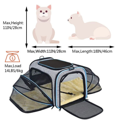 Airline approved pet travel bag