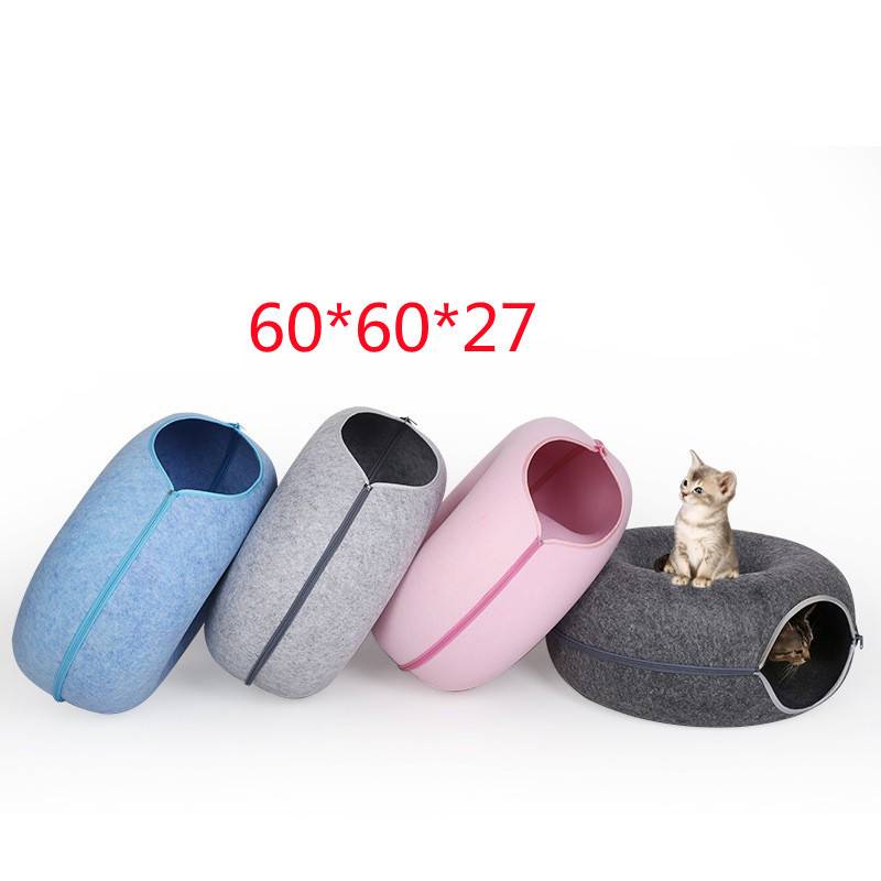 Cat Round Felt Pet Nest