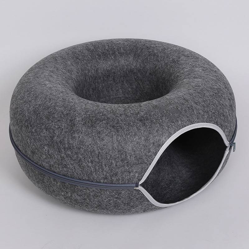 Cat Round Felt Pet Nest