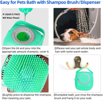 Pet grooming brush