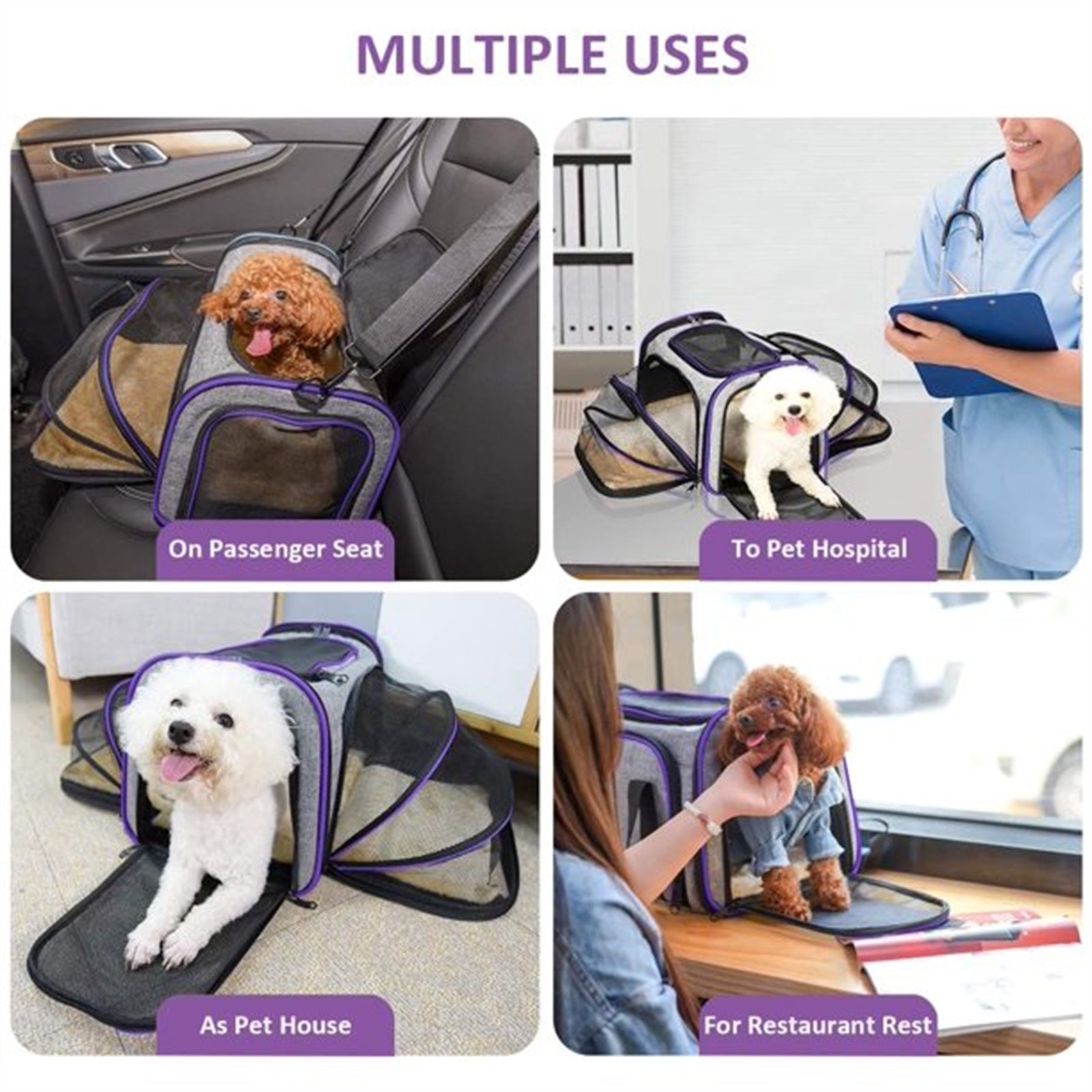 Airline approved pet travel bag