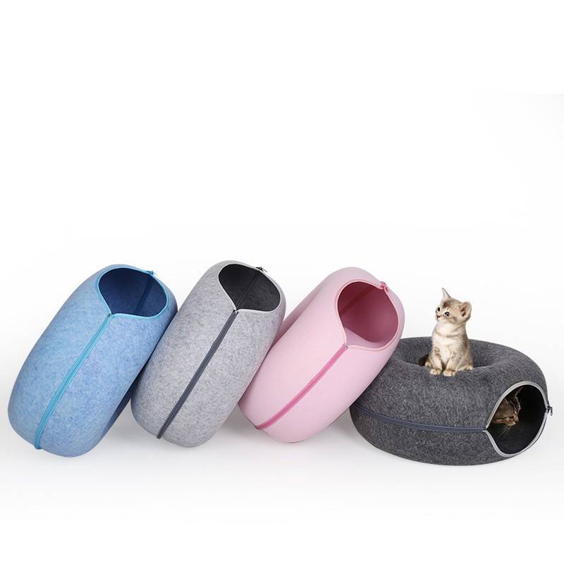 Cat Round Felt Pet Nest